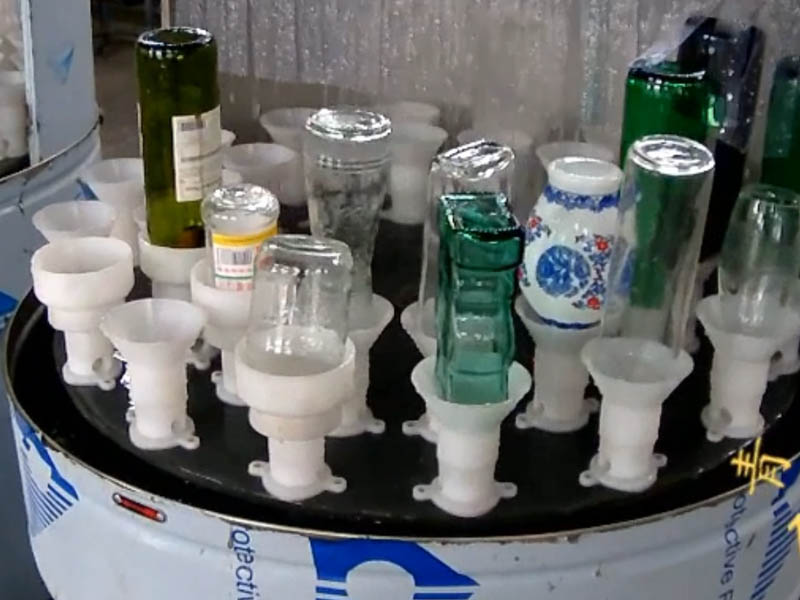 圓盤半自動洗瓶機 圓盤半自動洗瓶機